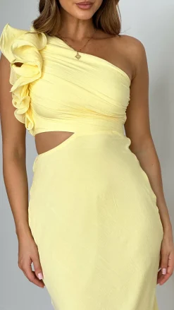 Amina Maxi Dress - Yellow