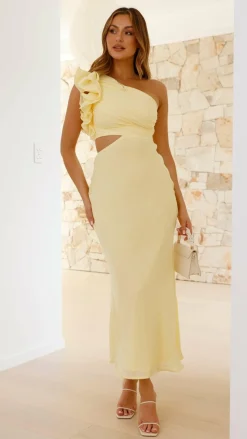 Amina Maxi Dress - Yellow