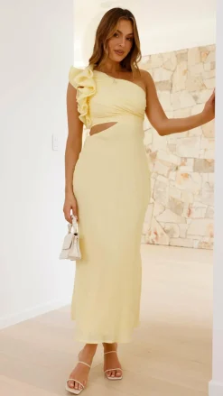 Amina Maxi Dress - Yellow