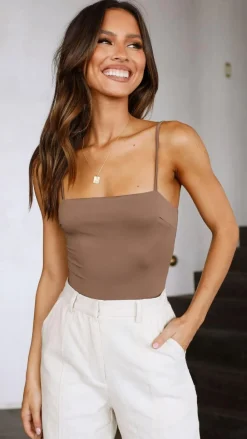 Amos Bodysuit - Brown