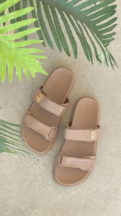 Amylee Slide - Light Cashew