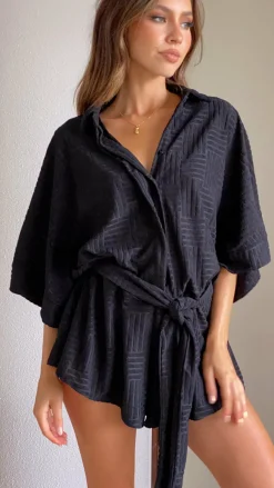 Angie Playsuit - Black