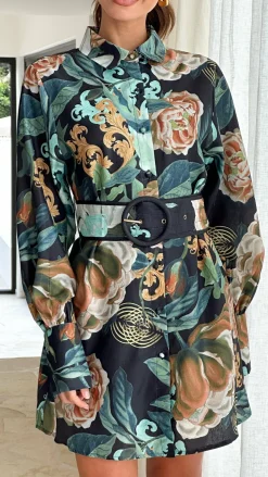 Annika Mini Dress - Noir