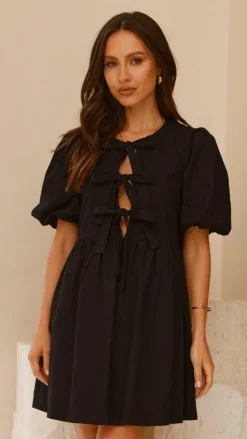 Arana Mini Dress - Black