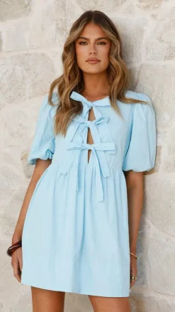 Arana Mini Dress - Blue