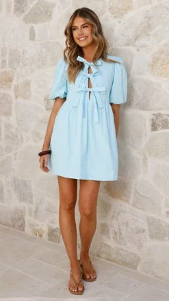 Arana Mini Dress - Blue