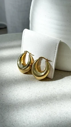 Arya Hoop Earrings - Gold