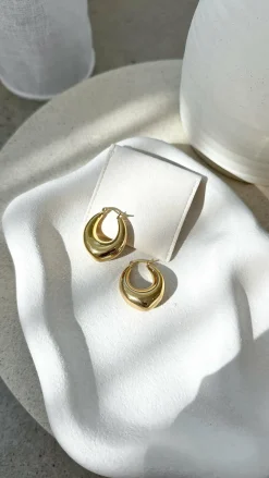 Arya Hoop Earrings - Gold