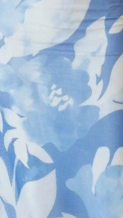 Ashley Maxi Dress - Blue Floral