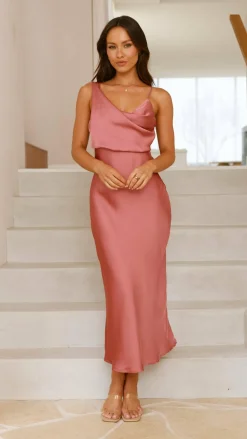 Audrey Maxi Dress - Baked Rose