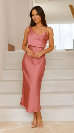 Audrey Maxi Dress - Baked Rose