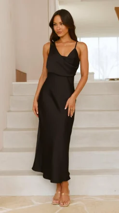 Audrey Maxi Dress - Black