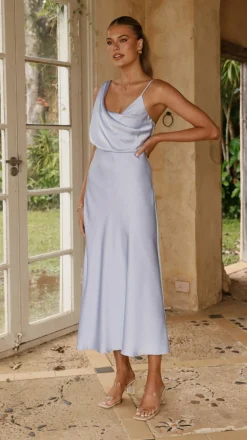 Audrey Maxi Dress - Blue