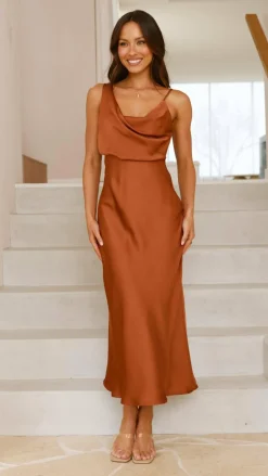 Audrey Maxi Dress - Copper