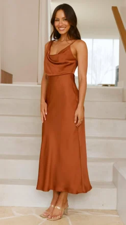 Audrey Maxi Dress - Copper