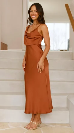 Audrey Maxi Dress - Copper