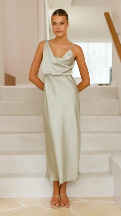 Audrey Maxi Dress - Olive