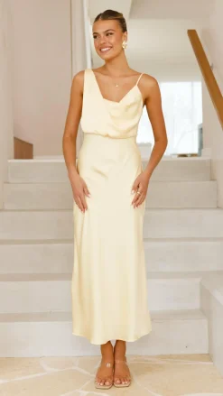 Audrey Maxi Dress - Yellow