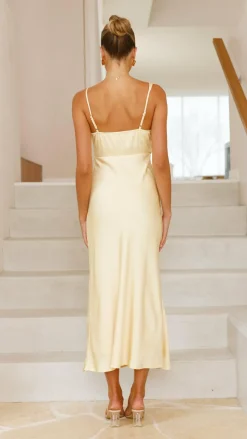 Audrey Maxi Dress - Yellow