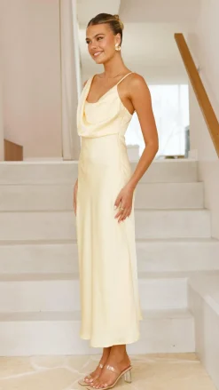 Audrey Maxi Dress - Yellow