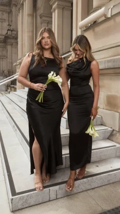 Ava Maxi Dress - Black