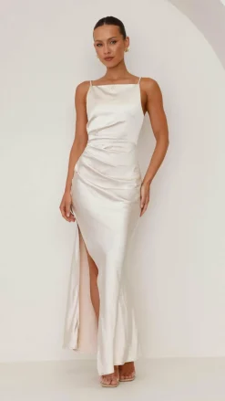 Ava Maxi Dress - Champagne