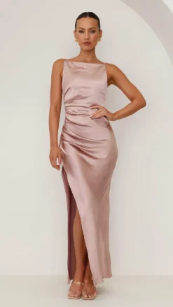 Ava Maxi Dress - Dusty Pink