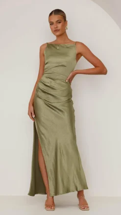 Ava Maxi Dress - Olive
