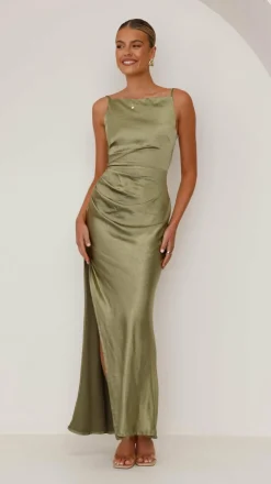 Ava Maxi Dress - Olive