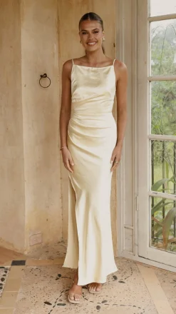 Ava Maxi Dress - Yellow