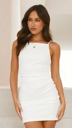 Ava Mini Dress - White