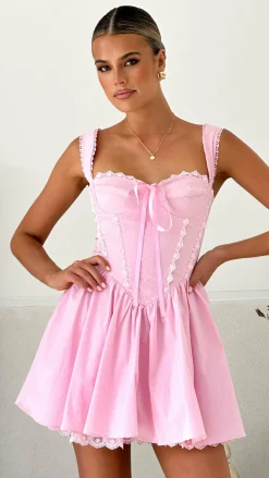 Avery Mini Dress - Pink