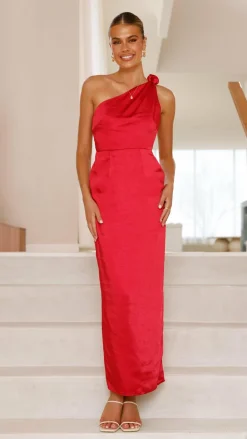 Ayla Maxi Dress - Red