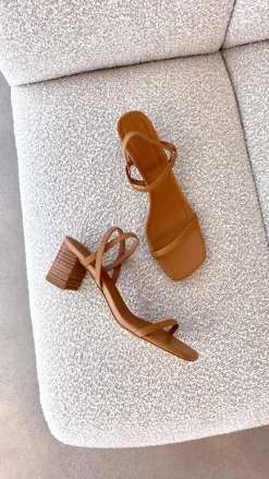 Balton Mule Heel - Sugar Brown / Natural