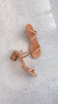 Balton Mule Heel - Sugar Brown / Natural