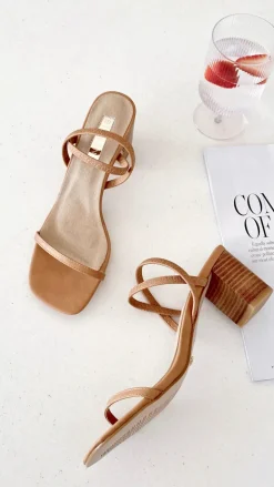 Balton Mule Heel - Sugar Brown / Natural