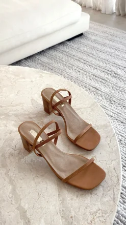 Balton Mule Heel - Sugar Brown / Natural