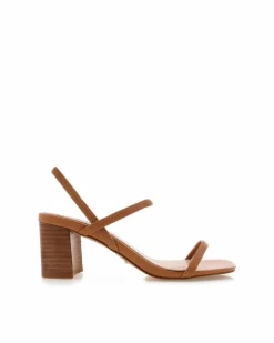 Balton Mule Heel - Sugar Brown / Natural