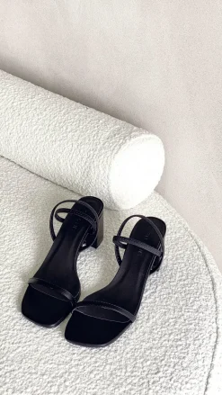 Balton Mule Heels - Black