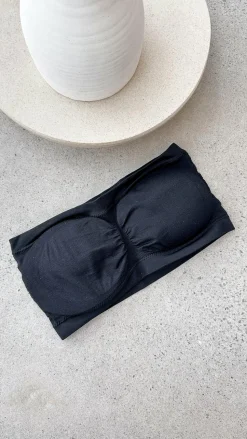 Bandeau Bra - Black