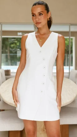 Basia Mini Dress - White