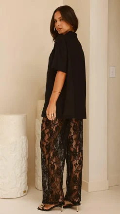Baxter Pant - Black Lace