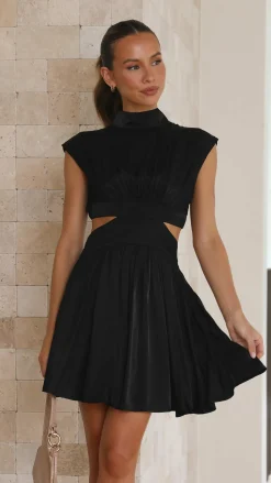 Beatrice Mini Dress - Black