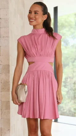 Beatrice Mini Dress - Pink