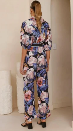 Becca Wide Leg Pants - Azure Donatella