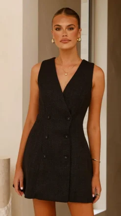 Becki Mini Dress - Black