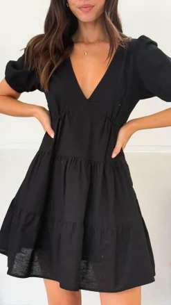 Billie Mini Dress - Black