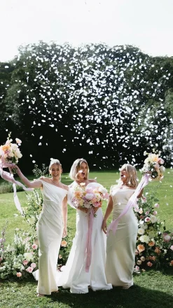 Biodegradable Confetti Cannon – White Circles