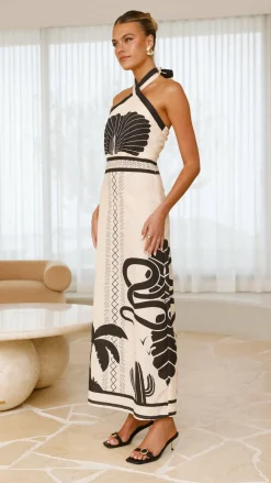 Boe Halter Maxi Dress - Palm Canyon