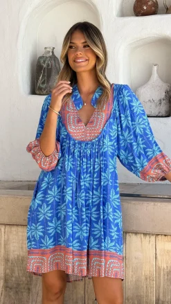 Boheme Mini Dress - Vacay Print